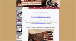 Desktop Screenshot of frontieredgeworks.com